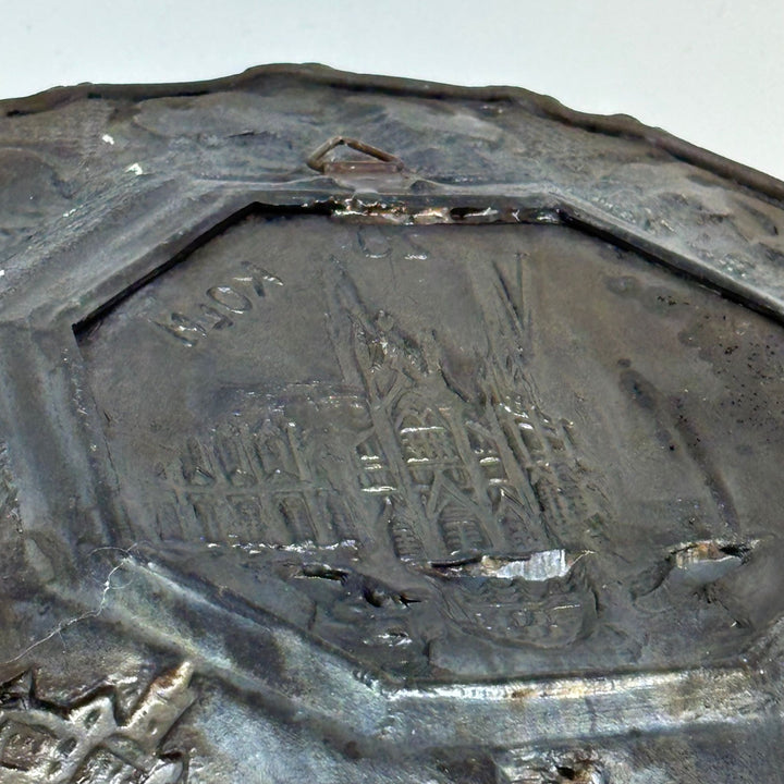 Vintage German Brass Wall Plate Cologne Cathedral (Kölner Dom)