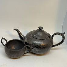 Load image into Gallery viewer, Pewter Teapot &amp; Sugar Bowl Set The Alexander Clark Company