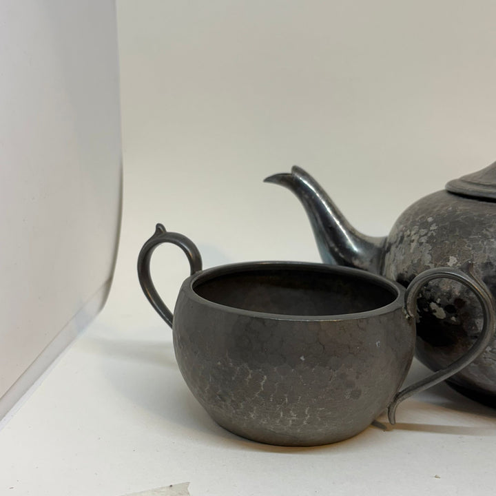 Pewter Teapot & Sugar Bowl Set The Alexander Clark Company