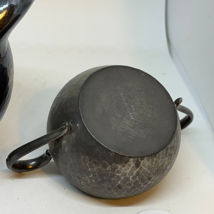 Pewter Teapot & Sugar Bowl Set The Alexander Clark Company