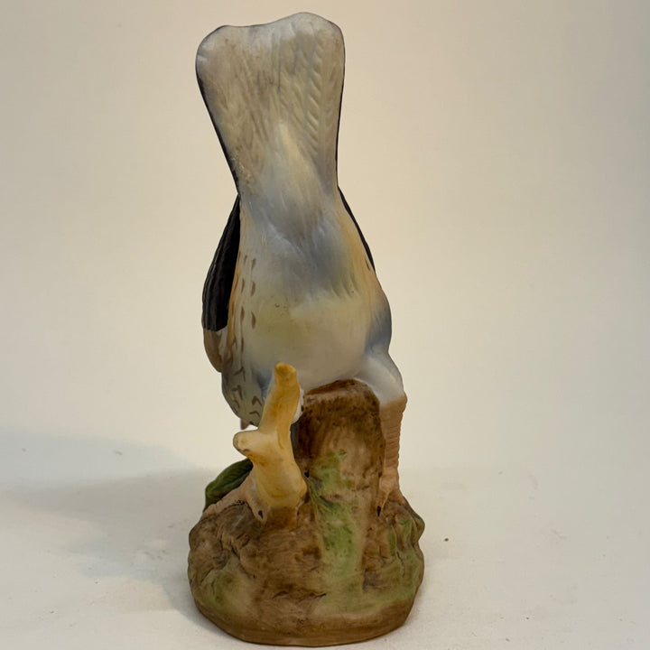 Vintage Hand Painted Fieldfare Bisque Porcelain Figurine