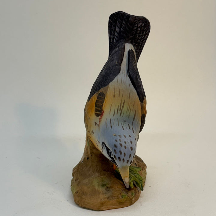 Vintage Hand Painted Fieldfare Bisque Porcelain Figurine