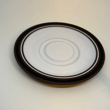 Load image into Gallery viewer, Vintage HORNSEA Contrast Brown &amp; White Spare or Replacement Saucer