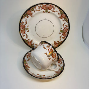 Vintage Stanley China Calais Teacup Saucer & Plate Trio