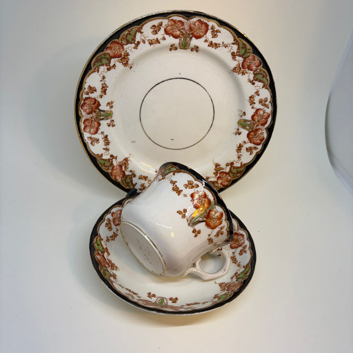 Vintage Stanley China Calais Teacup Saucer & Plate Trio