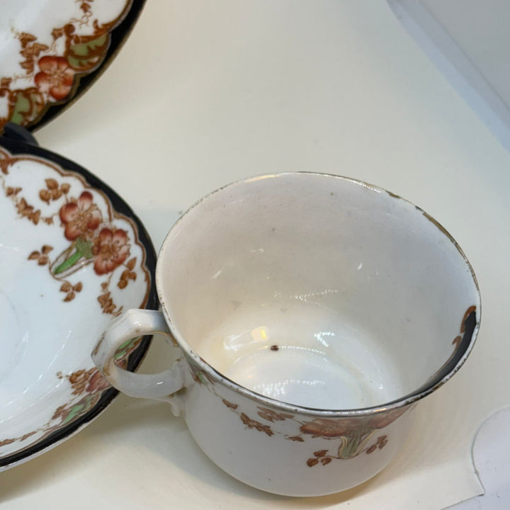 Vintage Stanley China Calais Teacup Saucer & Plate Trio