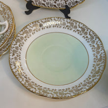 Load image into Gallery viewer, Pair of Vintage Royal Crown Pottery Bone China Tea Trios