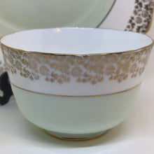 Load image into Gallery viewer, Vintage Royal Crown Pottery Bone China Creamer, Sugar Bowl &amp; Plate Set