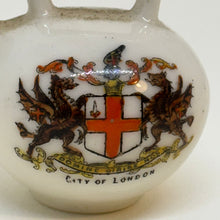 Load image into Gallery viewer, Vintage S. Hancock &amp; Sons Corona Crested Ware JUG Souvenir of CITY OF LONDON