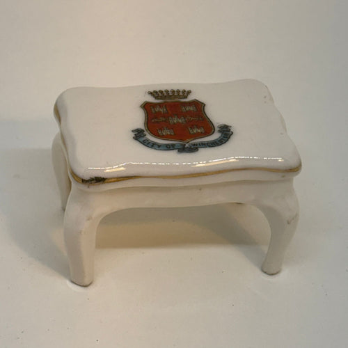 Vintage Gemma Crested Ware TABLE Souvenir of WINCHESTER