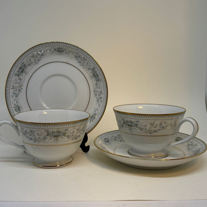 Pair of Vintage Japanese Noritake Noble Teacup & Saucer