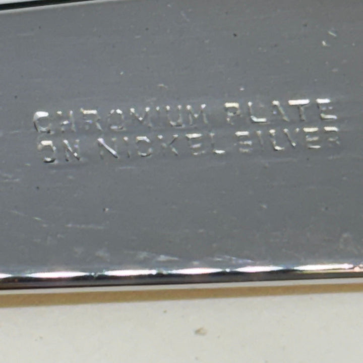 Boxed Set of Three Pairs of Vintage Fish Cutlery Chronium Plate