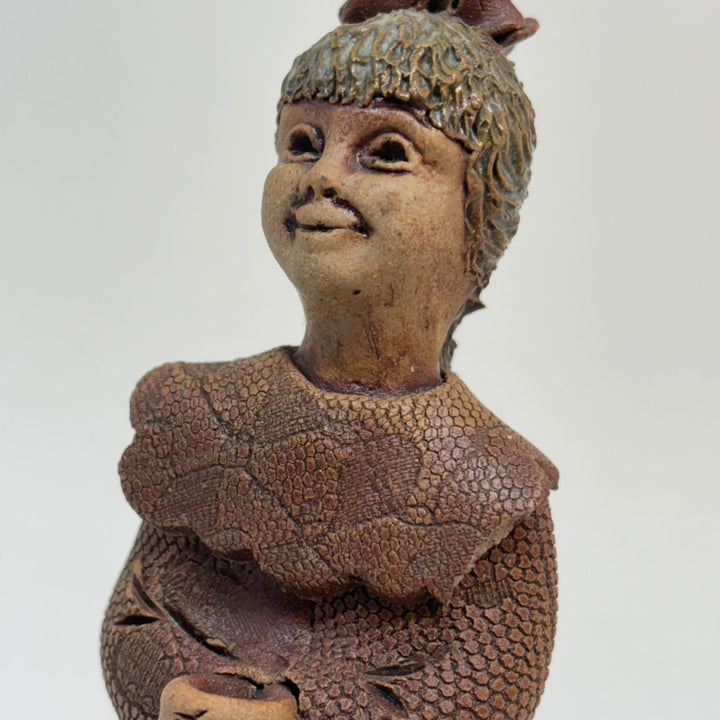 Windridge House Studio Pottery Figurine of a Girl Made in Canada