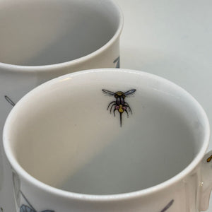 4 x Dunoon Stoneware 'Midges' Mugs