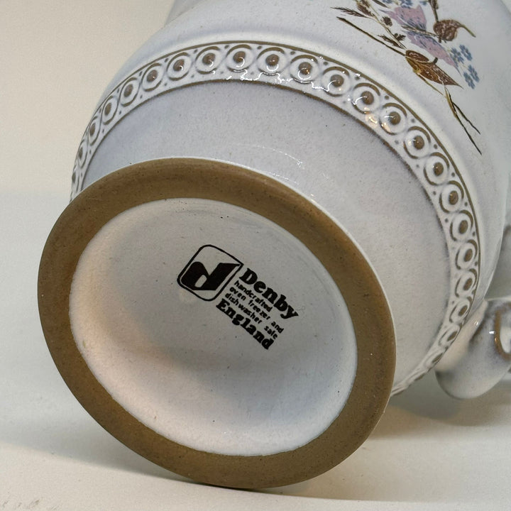 Vintage Footed Denby-Langley Discontinued Tea Cup Mug 'Lorraine'