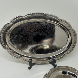 Set of 4 Vintage Serving Trays