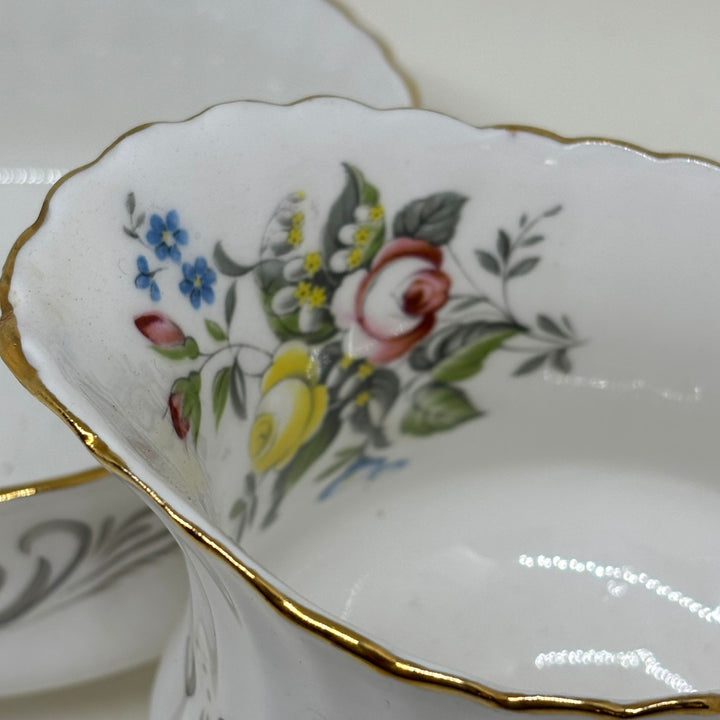 Vintage Paragon China Creamer & Sugar Bowl Set