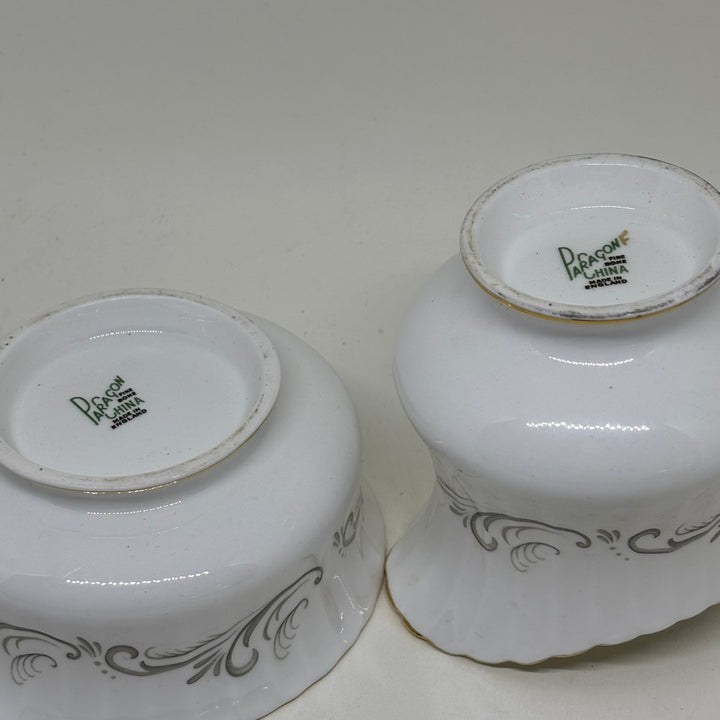 Vintage Paragon China Creamer & Sugar Bowl Set