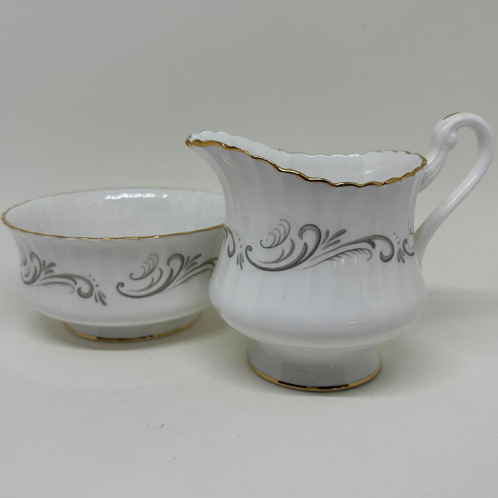 Vintage Paragon China Creamer & Sugar Bowl Set