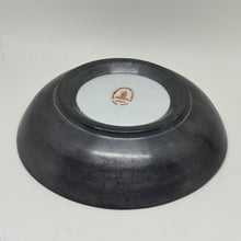 Load image into Gallery viewer, Vintage Hong Kong Hand Painted Pewter &amp; Porcelain Blue &amp; White Bowl