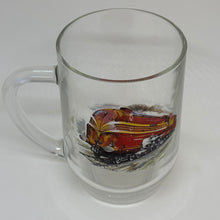Load image into Gallery viewer, Vintage Glass Tankard Derick Brown Locomotive