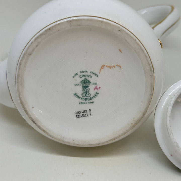 Vintage Crown Staffordshire Coffee Pot