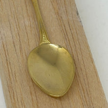 Load image into Gallery viewer, Vintage Damascene Spoon Souvenir of Jerusalem Dome of the Rock