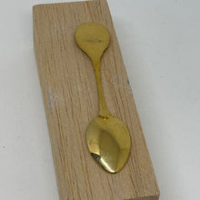 Load image into Gallery viewer, Vintage Damascene Spoon Souvenir of Jerusalem Dome of the Rock