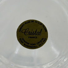 Load image into Gallery viewer, Vintage French Crystal Decanter Genuine Lead Crystal 8.5"