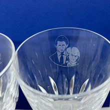 Load image into Gallery viewer, Pair of Vintage Caithness Crystal Glasses Price of Wales &amp; Lady Diana Marriage