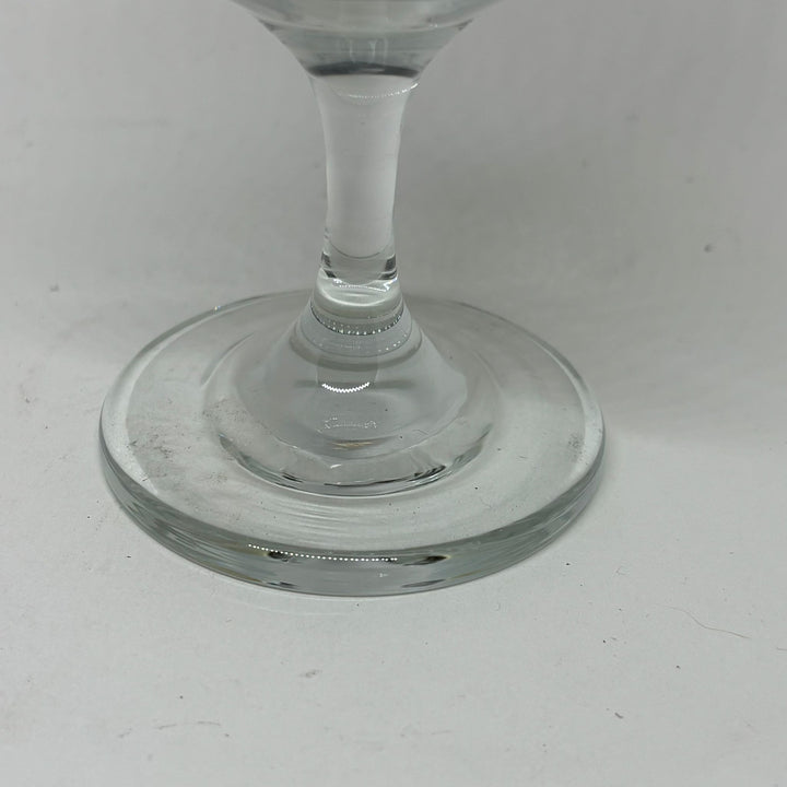 Vintage Commemorative Wine Glass Prince of Wales Lady Diana Wedding Gold Filigree