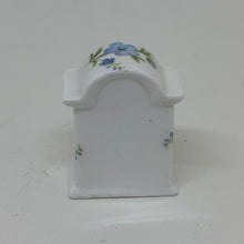 Load image into Gallery viewer, Vintage Miniature Crown Staffordshire Clock Figurine