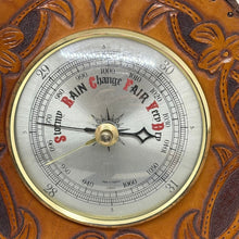 Load image into Gallery viewer, Vintage English Barometer in Leather Casing