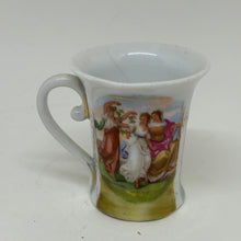 Load image into Gallery viewer, Vintage Miniature Mug Pastoral Motif 2.5"