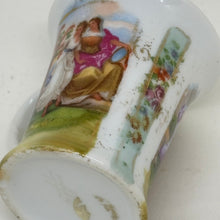 Load image into Gallery viewer, Vintage Miniature Mug Pastoral Motif 2.5"