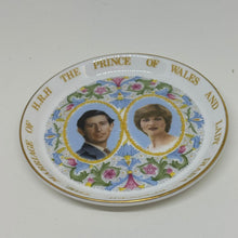 Load image into Gallery viewer, Vintage Coalport Commemorative Trinket Dish Prince of Wales &amp; Lady Diana Marriage
