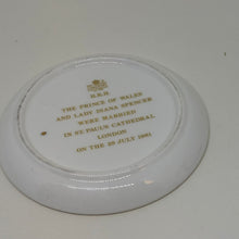 Load image into Gallery viewer, Vintage Coalport Commemorative Trinket Dish Prince of Wales &amp; Lady Diana Marriage