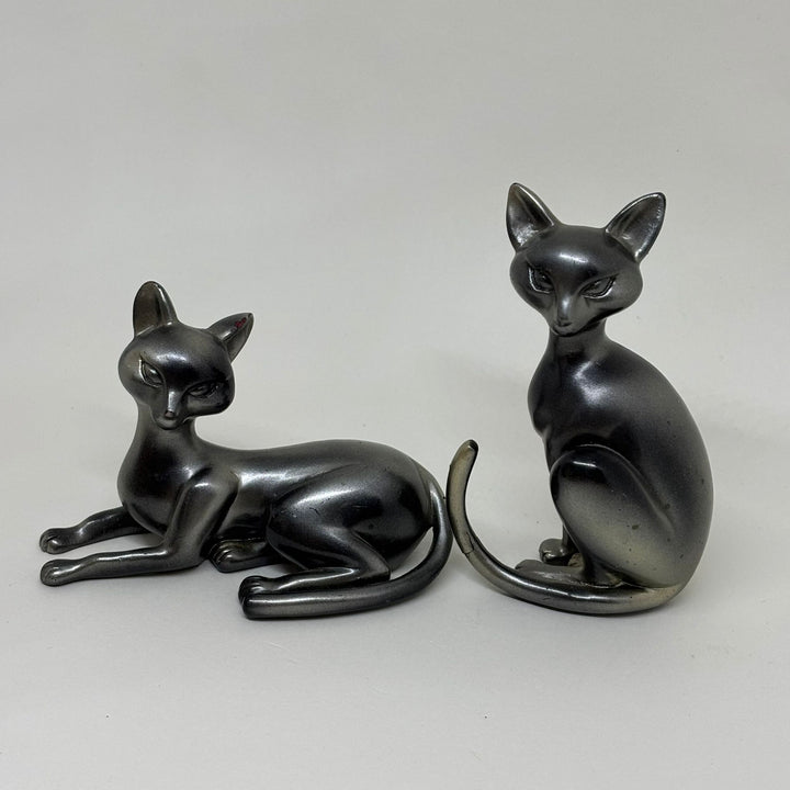 Vintage Pair of Siamese Cat Figurines