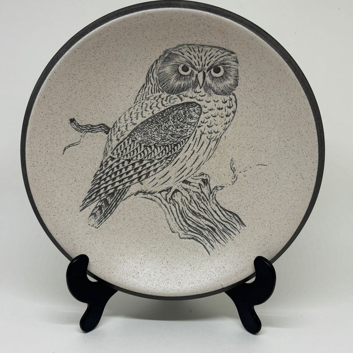 Vintage Purbeck Pottery Owl Decorative Bowl