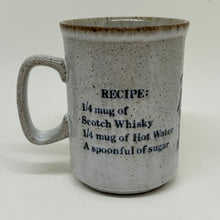 Load image into Gallery viewer, Dunoon Ceramics 'Hot Toddy' Recipe Glenfiddich Mug Made in Scotland