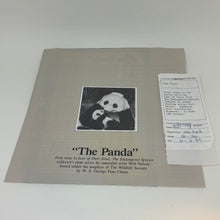Load image into Gallery viewer, Vintage 'Last of Their Kind: The Endangered Species' Panda Framed Collector's Plate