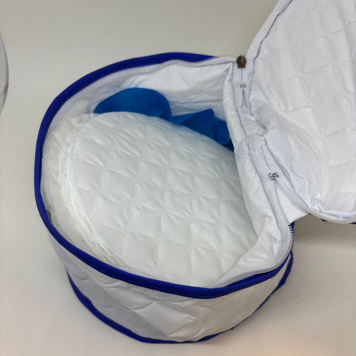Dessert Plate Storage Bag Holder with Zipper 6"
