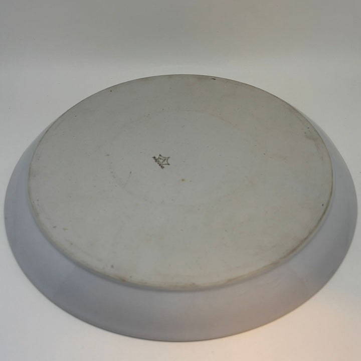 Vintage Portuguese Hand Decorated Ceramic Plate