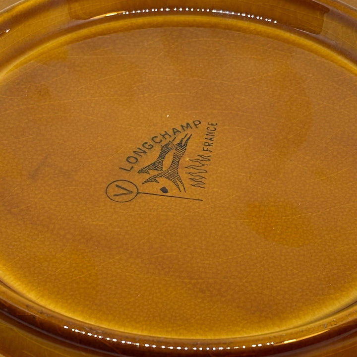 Vintage French Longchamp Hand Painted Decorative Plate