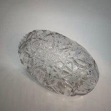 Load image into Gallery viewer, Vintage Oval Crystal Trinket Dish