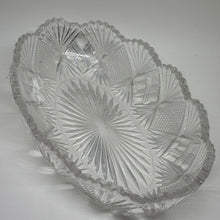 Load image into Gallery viewer, Vintage Crystal Bowl Dish 10"