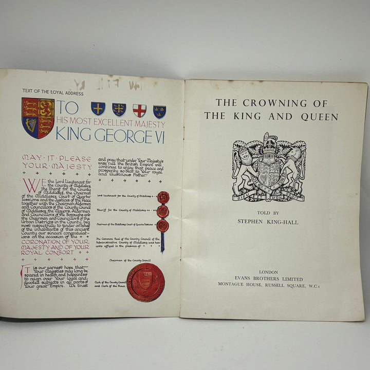 Vintage King George VI Queen Elizabeth Coronation Program Booklet 1937