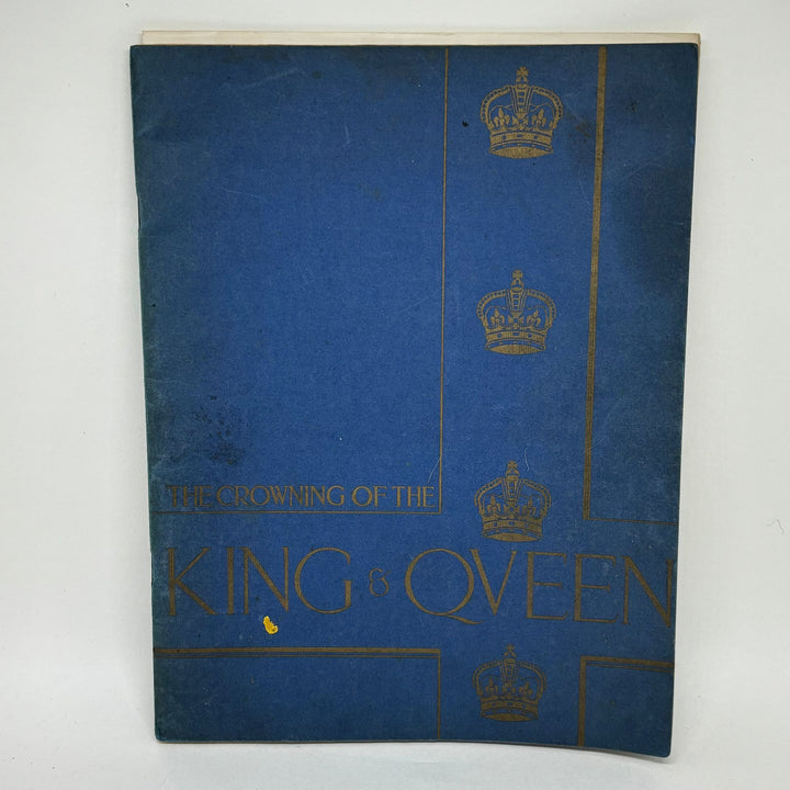 Vintage King George VI Queen Elizabeth Coronation Program Booklet 1937