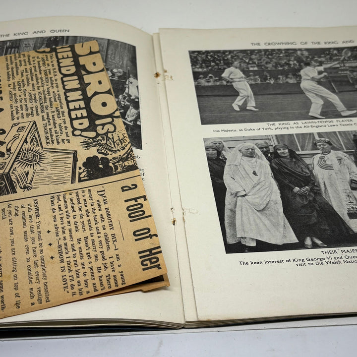 Vintage King George VI Queen Elizabeth Coronation Program Booklet 1937