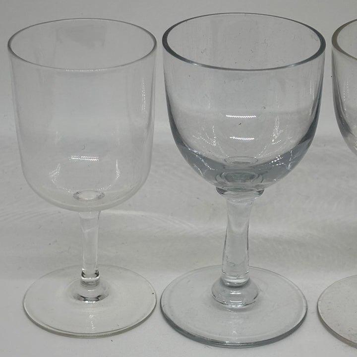 Set of 4 Authentic Vintage Blown Glass Cordial Glasses